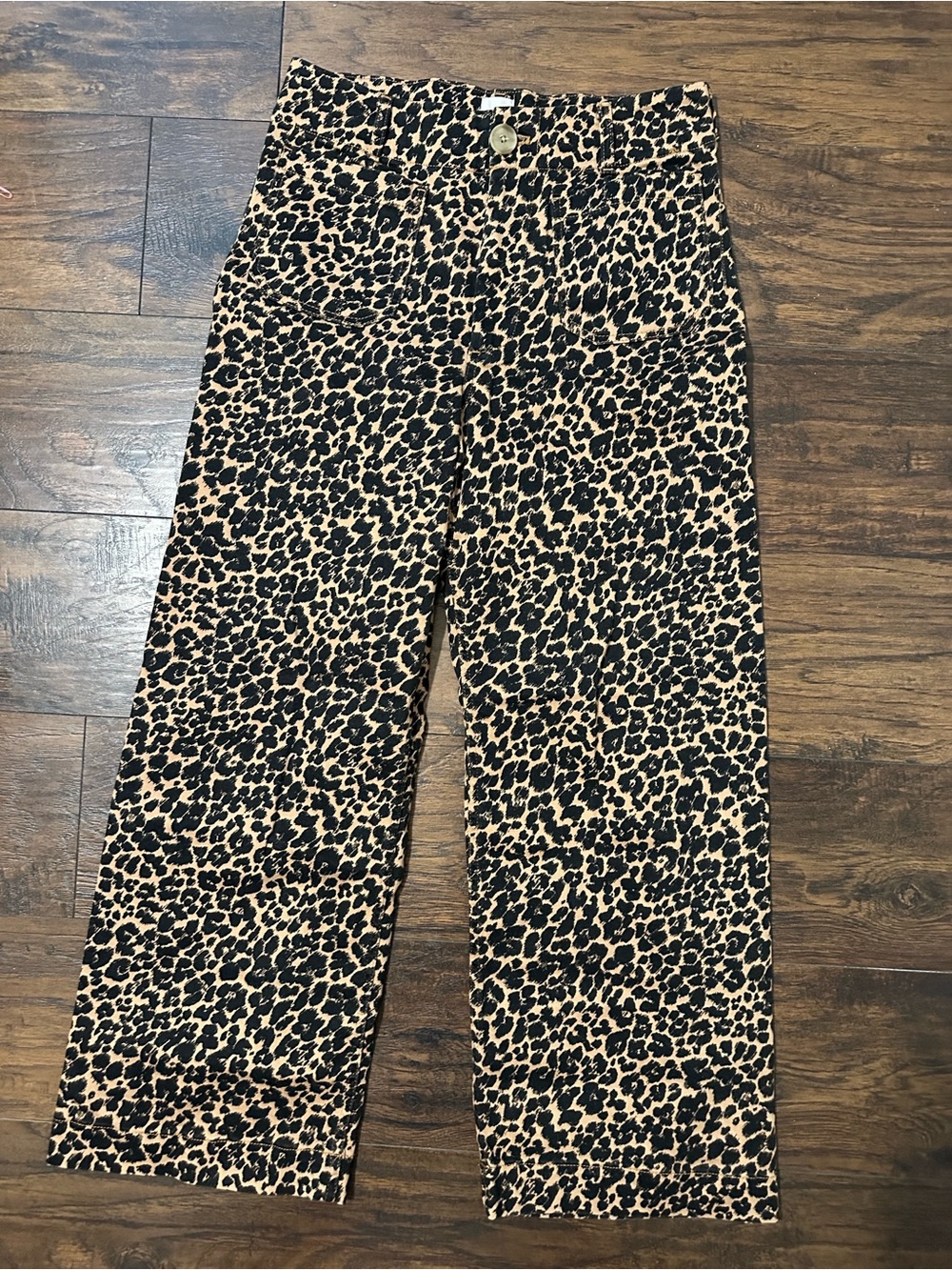 Maeve Colette High-Rise Wide-Leg Full-Length Jeans